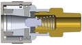 Dixon 2SHDM2 1/4" SCHRADER COUPLER, 1/4" M-NPTF Body Material: ALUMINUM Body Size: 1/4"